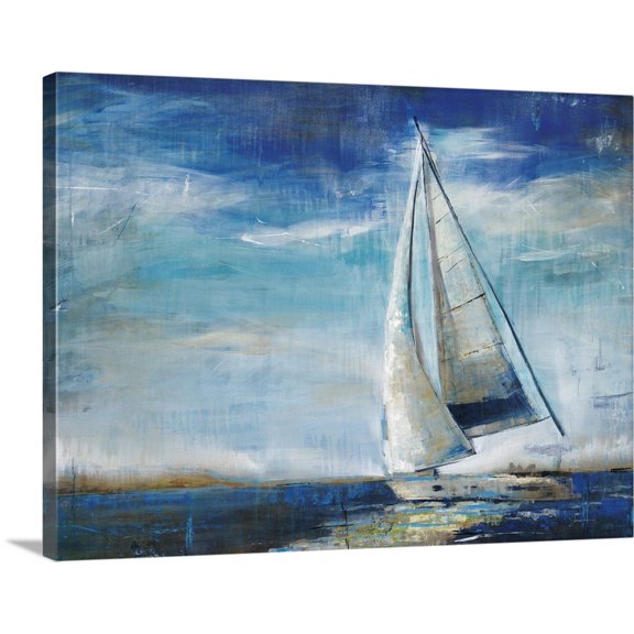 Great BIG Canvas | "Sail Away" Canvas Wall Art - 24x18
