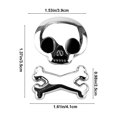 thumbnail image 3 of TIMIFIS Skull Bumper Sticker Skull Car Sticker Car Personality Car Sticker Skull Body Sticker Metal Skull Body Side Door Decoration Sticker Car Stickers, 3 of 6
