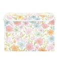 thumbnail image 7 of Yayeee Collapsible Cube Storage Bin with Lid Fabric Closet Decorative Basket with Handles, Watercolor Flowers Pattern, 7 of 7