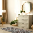 thumbnail image 6 of Woven Trends Modern Contemporary 3-Piece Rug Set, 5x7 Area Rug, 2x5 Runner Rug, 2x3 Accent Mat, Livingroom, Bedroom, Entryway, Durable and Stain Resistant, Spice/Gray, 6 of 7
