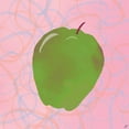 thumbnail image 2 of Lee, Judson 26x26 Black Ornate Wood Framed with Double Matting Museum Art Print Titled - Green Apple, 2 of 4