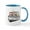 White/Blue Inside, variant on CafePress - The Peanuts Gang Baseball Mug - 11 oz Ceramic Mug - Novelty Coffee Tea Cup