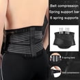 thumbnail image 3 of Lumbar Waist Support Belt Strong Lower Back Brace Support Corset Belt Waist Trainer Sweat Slim Belt For Sports Pain Relief New, 3 of 7
