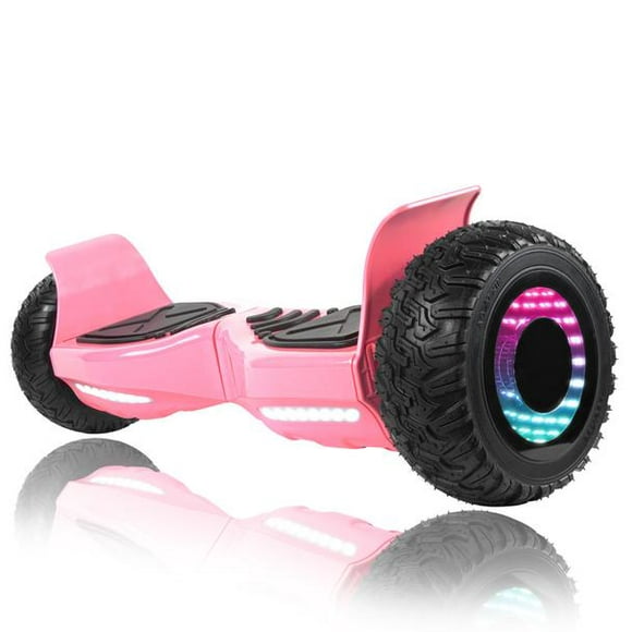 XPRIT 8.5 Tunnel Pink Heavy Duty All-Terrain HoverBoard Auto-Balance, Max Support 100kg, Up to 9KM Range, Bluetooth UL2272-Certified
