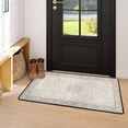 thumbnail image 2 of Washable Vintage Kitchen Mat 31"x20" Non Slip Soft Plush Low Profile Kitchen Rug, Distressed Medallion Oriental Style Sink Mat for Laundry Room Bedroom Office, 2 of 6