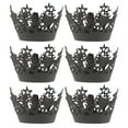 thumbnail image 1 of 24pcs Hollow-Out Wrappers Cake Decor Hollow-Out Wrapper Halloween Cake Paper, 1 of 9