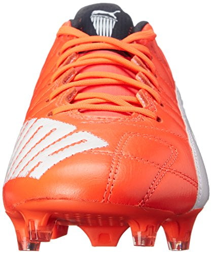 PUMA Men's Evospeed SL Leather FG Soccer Shoe, Lava Blast PUMA Men's Evospeed SL Leather FG Soccer Shoe, Lava Blast