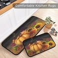 thumbnail image 5 of Autumn Witch Pumpkin Kitchen Rugs 2 Pieces, Harvest Season Floor Mat Room Area Rug Washable Carpet Perfect for Living Room Bedroom Entryway Carpet Runner, 5 of 7