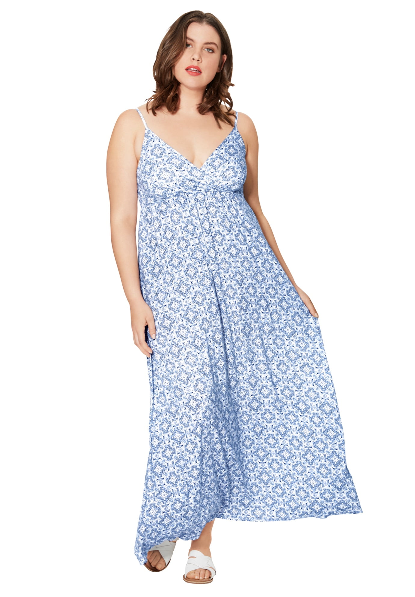 Light Blue Maxi Dress Plus Size â Attire Plus Size