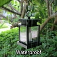 thumbnail image 5 of CJC Solar Lights Outdoor Hanging Lanterns, LED Solar Candle Lanterns Waterproof Umbrella Lights for Garden, Patio, Lawn, Deck, Tent, Tree, Yard, 4 Pack, 5 of 10