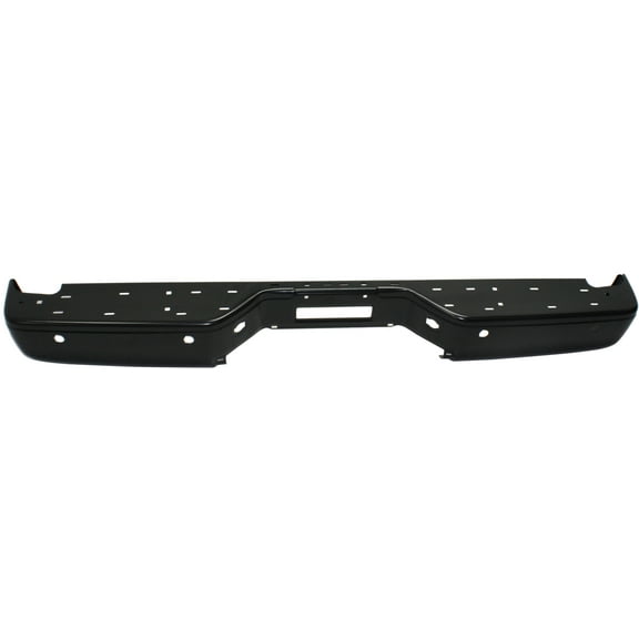 Step Bumper Compatible with NISSAN TITAN 2004-2015 Black Steel with PDC Sensor Holes All Cab Type