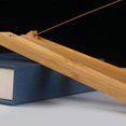 thumbnail image 2 of LLC Adjustable Angle Bamboo Wood Incense Holder with Ash Catcher - 9.8 Inches, 2 of 3