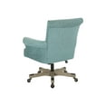 thumbnail image 4 of OSP Designs Megan - Fauteuil - de Travail - Accoudoirs - Inclinaison - Pivotant - polyester, Bois, Coton - turquoise, 4 of 5
