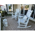 thumbnail image 6 of Stoog Outdoor Patio Rectangular Side Table, 2-Tier End Table for Adirondack Chair, Backyard, Garden, Pool, Lawn, Beach, White, 6 of 8