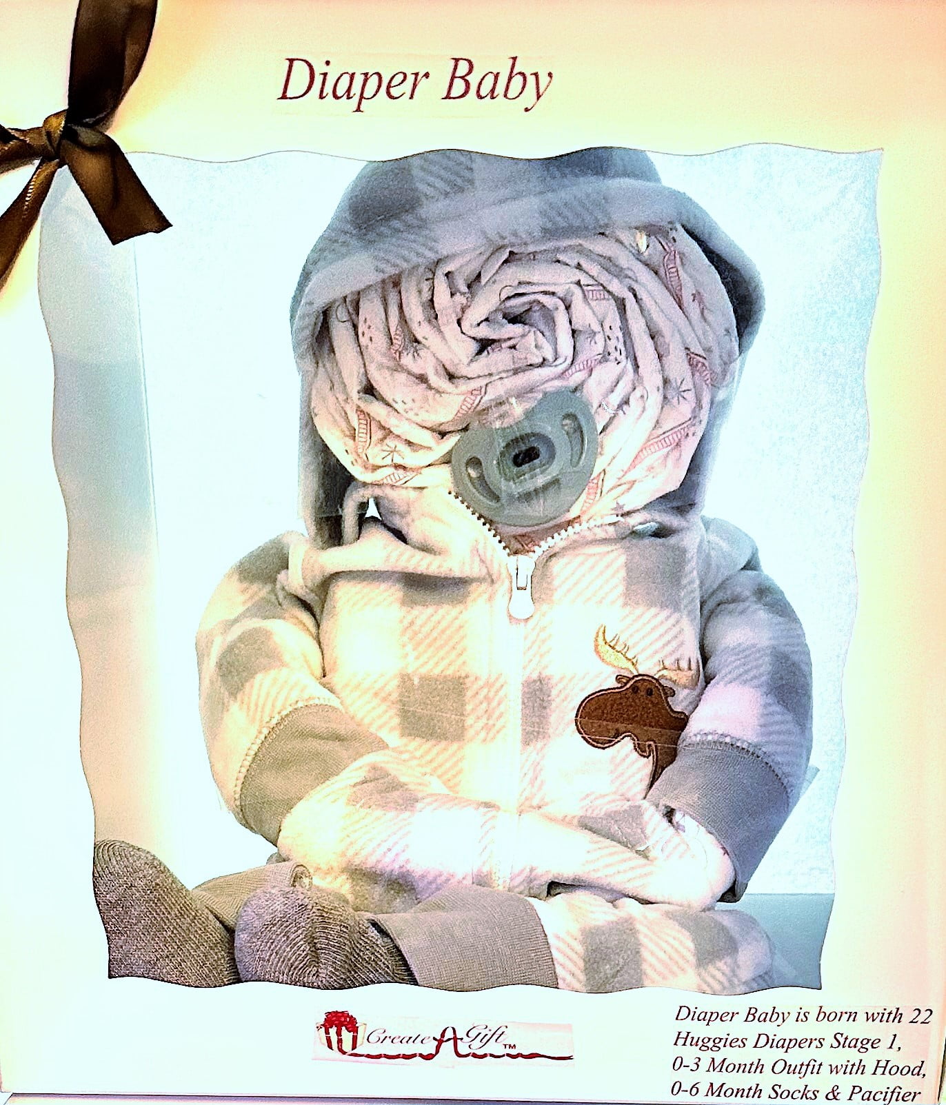 Moose on the Loose Diaper Baby