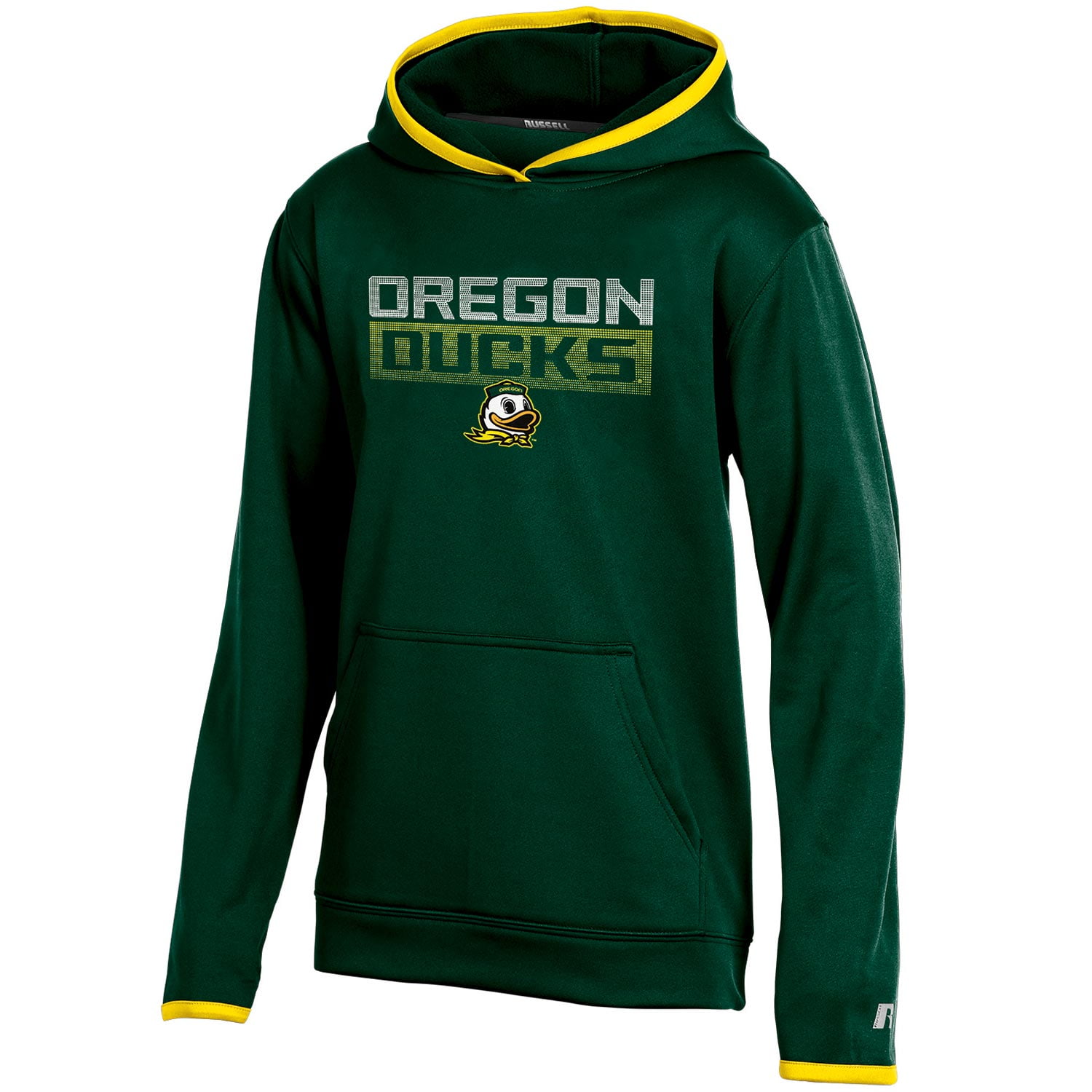 russell athletic green hoodie