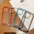thumbnail image 3 of Compatible con iPhone 13 Pro Max Funda transparente, resistente, a prueba de golpes, anticaídas, 6.7 pulgadas, transparente, 3 of 5