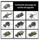 thumbnail image 2 of Carros De Juguete 10 Pz Belug, Verde Militar, 2 of 5