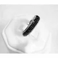 thumbnail image 3 of 2Ct Round Cut Simulated Diamond Black Diamond Band Wedding Ring 14K White Gold Plated, 3 of 3
