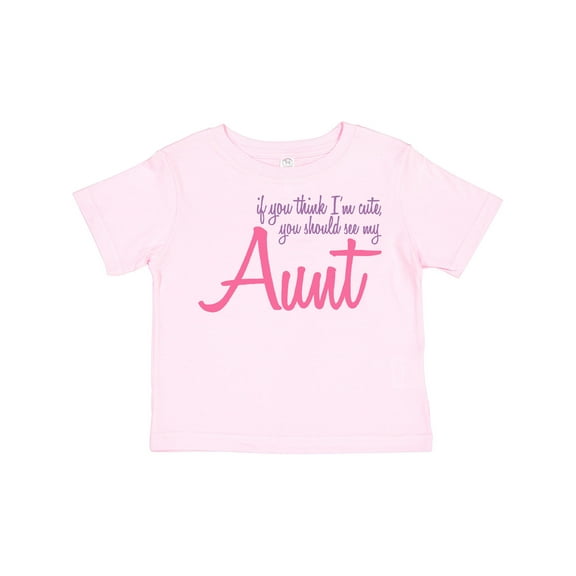 Inktastic Cute Aunt Boys or Girls Toddler T-Shirt
