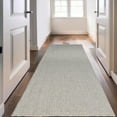 thumbnail image 4 of Delara Premium Handwoven Wool and Jute Area Rug, 2'.5" x 9', Natural Boucle, 0.25" Thick, Soft & Durable for Living Room, Bedroom, Entryway, 4 of 7