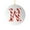 W, variant on Christmas 26 Letters Candy Cane Hanging Ornaments, Acrylic Christmas Tree Candy Cane Alphabet Decoration Pendant, Christmas Candy Cane Ornament Xmas Tree Hanging Decor, 3.9 Inch