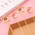 thumbnail image 3 of Magazine 1pc Fork Spoon Stainless Steel Pendant Heart-shaped Star Love Coffee Spoon Fruit Dessert String Mixing Spoon Kichen Accessories, 3 of 8