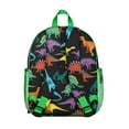 thumbnail image 3 of Roaring Jungle Dino Student Backpack – Artistic Watercolor Dinosaur Print with Colorful Nature Scene and Cute Baby Dino Pattern, 3 of 6
