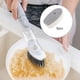 thumbnail image 3 of Juego de cepillos de limpieza multiusos, estropajo para cuencos, dispensador de jabón, cepillo para platos, cepillo para lavar y fregar Gris con 3 esponja, 3 of 9