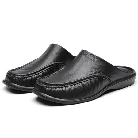 

GHFKKB Men s Indoor Sandals Breathable Slip On Casual Slippers