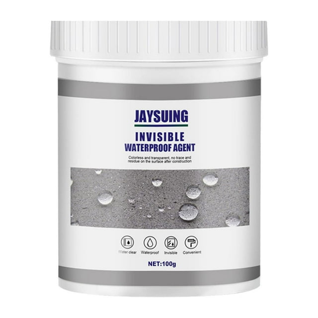 Sellador líquido impermeabilizante para paredes, baños, techos, etc., para interiores y exteriores, a base de agua, 30/100/300 ml, burlete de repuesto para garaje, cinta de espuma de una cara,