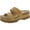 Natural, variant on Reef Womens Cushion Vista Hi 2.5 Faux Leather Slip On Wedge Sandals