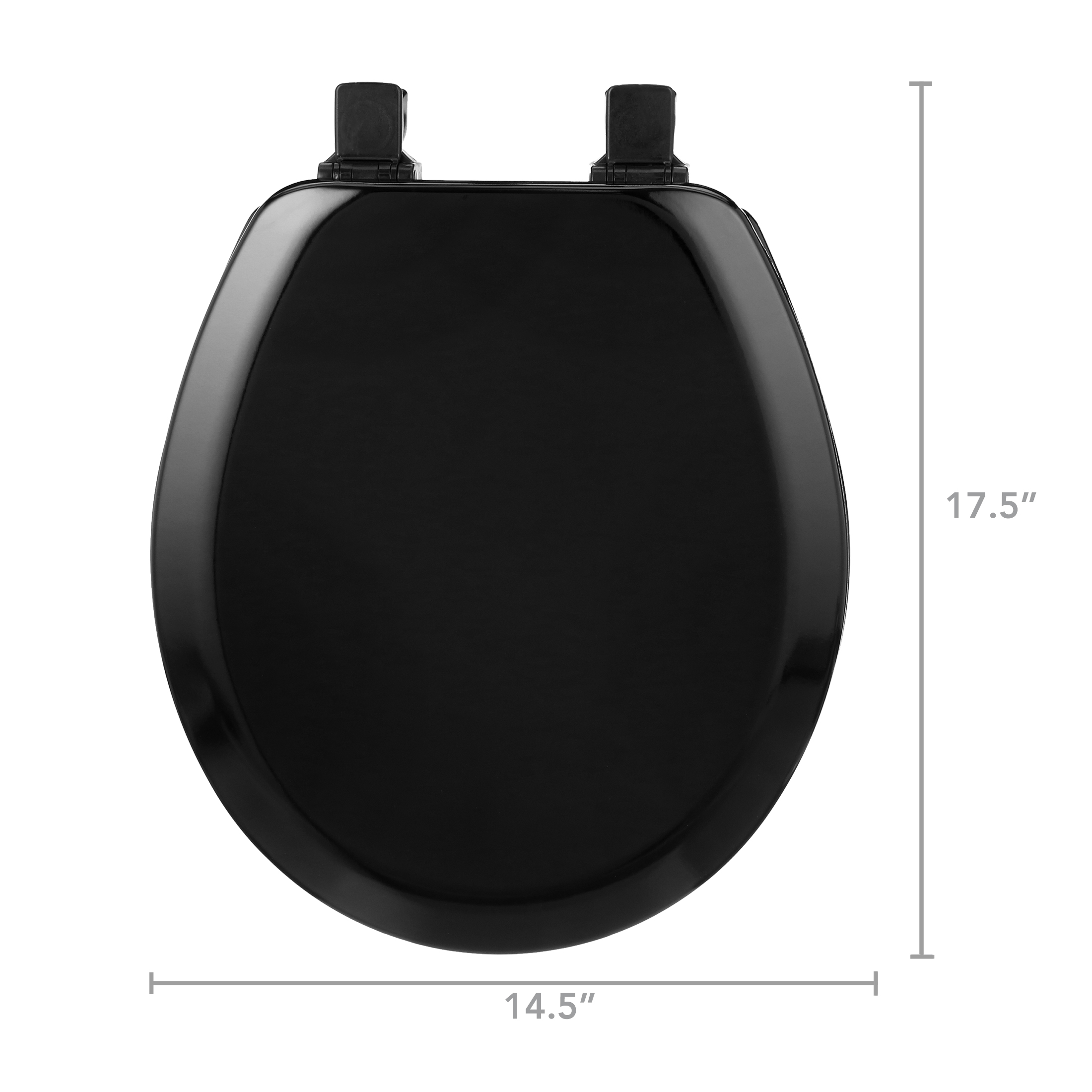 Mayfair Cameron Round Enameled Wood Toilet Seat photo 8