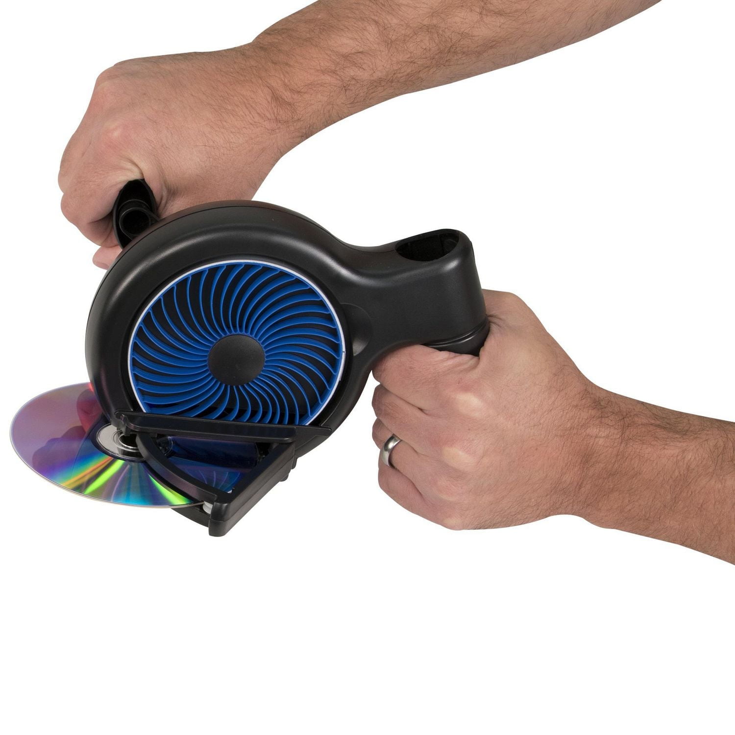 Digital Innovations SkipDr Manual CD & DVD Disc Repair System - Black