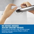 thumbnail image 3 of Mainstays Nolan Easy Hang Fabric Shower Curtain with View and Built-in Rings, 3 of 9