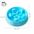thumbnail image 2 of Slow Feeder Bowl For Dogs Plastic Plates For Pets Non Slip Tray Fun Feeder Interactive Bloat Stop Dog Bowl Durable, 2 of 6