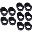 thumbnail image 1 of 10 Piezas Tope de Manija de Puerta Gloria Protector de Pared Negro, 1 of 9