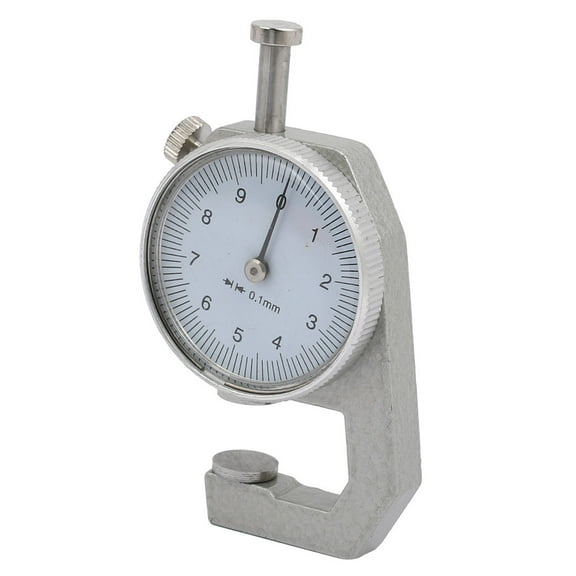 0 to 10mm Range Measuring Tool 0.01mm Resolution Round Dial Thickness Gauge