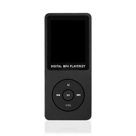 ZY418 MP3 MP4 Digital Player with 1.8 Inches Screen Music Player Lossless Audio Video Player Support E-book FM Radio Voice Recording TF Card (Best Audio Card For Music Recording)