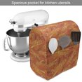 thumbnail image 2 of Graffiti Stand Mixer Cover, Tangerine Toned Jumble Pattern of Calligraphic Items Freestyle Word, Kitchen Appliance Organizer Bag Cover with Pockets, 5 Quarts, Burnt Sienna and Mustard, by Ambesonne, 2 of 4