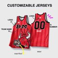 thumbnail image 3 of Camisetas de baloncesto BASKETMAN para hombre, con estampado de animales por sublimación completa, personalizables, con nombre del equipo, número y logotipo, chándales para hombre, 3 of 5
