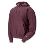Men's Reverse Weave Hood, Maroon - M