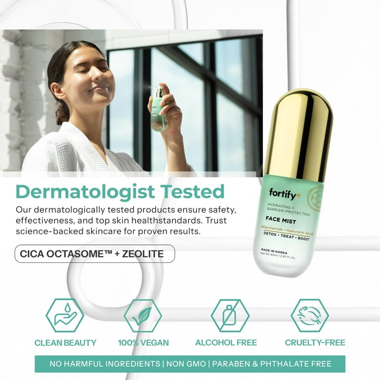 Fortify Skincare Niacinamide & Hyaluronic Acid Face Mist – 3
