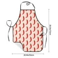 thumbnail image 5 of ZNDUO Cartoon Pepper Pattern Apron, Adjustable Bib Soft Chef Aprons, 5 of 8