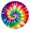 Colorful Rainbow Tie-2, variant on Colorful Rainbow Tie Dye Spiral Pattern Round Fitted Tablecloth with Elastic Edge,Dining Table Cover Waterproof,Outdoor Round Tablecloth for Camping,Dining,Indoor and Outdoor