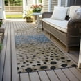 thumbnail image 6 of Addison Rugs Chantille Indoor/Outdoor Transitional Dots Khaki Washable Runner Rug, 2'3" x 7'6", 6 of 6