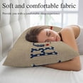 thumbnail image 5 of Beige Vintage Pillow Covers King, American Flag Farmhouse Retro Art Rustic Soft Brushed Microfiber Breathable Throw Pillow Covers, Pillowcase with Zipper for Couch Sofa Bedroom Living Room 20"x36", 5 of 9