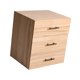thumbnail image 4 of Organizador de madera para aceites esenciales, 3 cajones, con asa, para el hogar, soporte de madera para almacenamiento, estante de exhibición de, 4 of 9