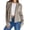 Light khaki, variant on Open Front Solid Color Women Long Sleeve Shawl Neckline Knit Crop Cardigan