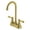 Brushed Brass, variant on Kingston Brass KB492ACL American Classic Two-Handle High-Arc Bar Faucet, Polished Brass